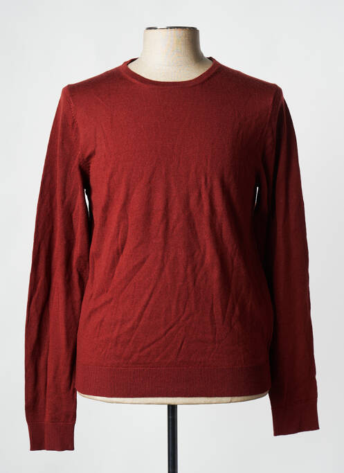 Pull marron JACK & JONES pour homme