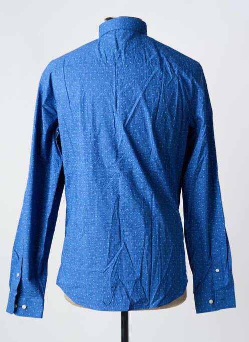 Chemise manches longues bleu JACK & JONES pour homme