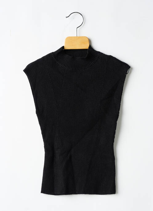 Pull col roulé noir GUESS pour fille
