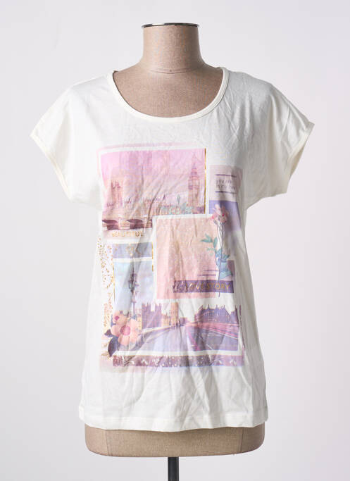T-shirt blanc BLEND SHE pour femme