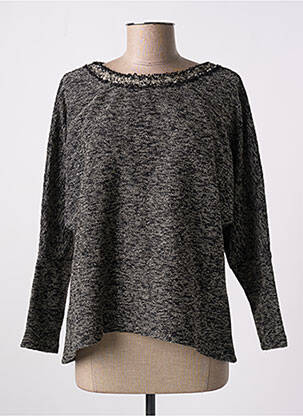 Sweat-shirt gris MANGO femme