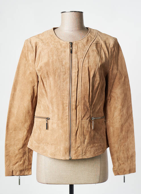 Veste casual beige MANGO pour femme