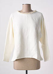 Sweat-shirt blanc MANGO pour femme seconde vue