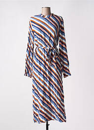Robe mi-longue blanc VILA femme