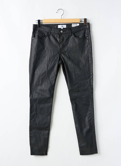 Pantalon slim noir MANGO pour femme