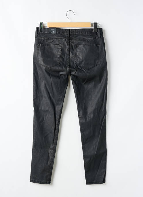 Pantalon slim noir MANGO pour femme