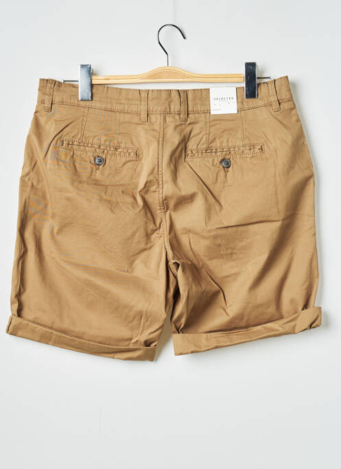 Bermuda marron SELECTED pour homme