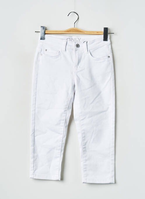 Pantacourt blanc ONLY pour femme