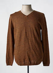 Pull marron TOM TAILOR pour homme seconde vue