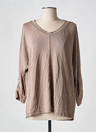 Pull marron STREET ONE femme