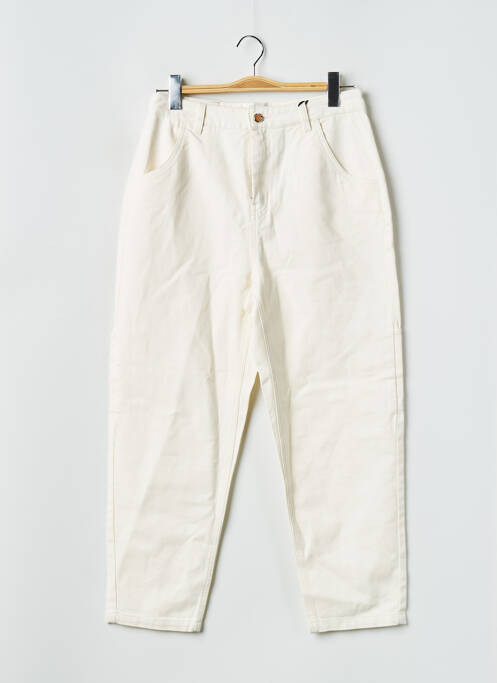 Pantalon droit beige ONLY pour femme