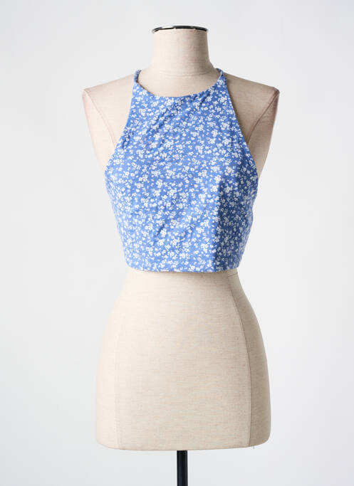 Top bleu SUBDUED pour femme