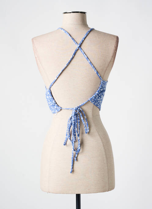 Top bleu SUBDUED pour femme