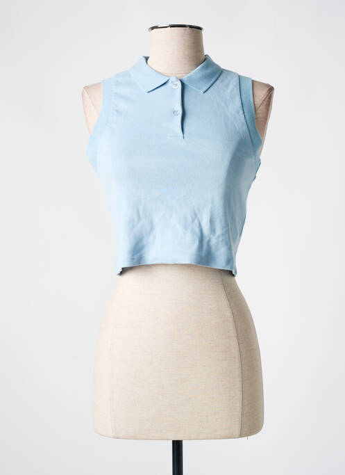 Polo bleu SUBDUED pour femme