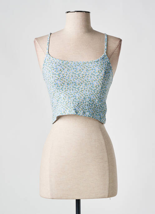 Top bleu SUBDUED pour femme