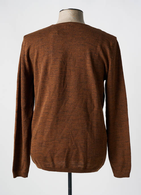 Pull marron TOM TAILOR pour homme