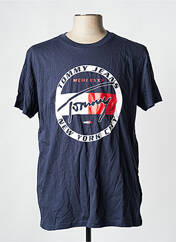 T-shirt bleu TOMMY HILFIGER pour homme seconde vue