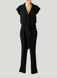 Combi-pantalon noir OBJECT femme