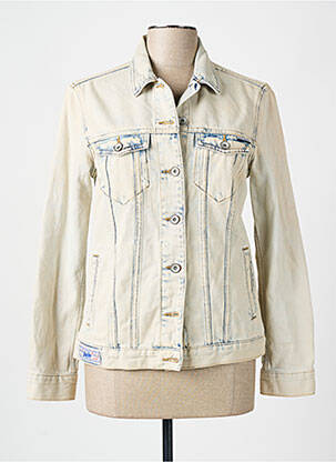 Veste en jean bleu SUPERDRY femme