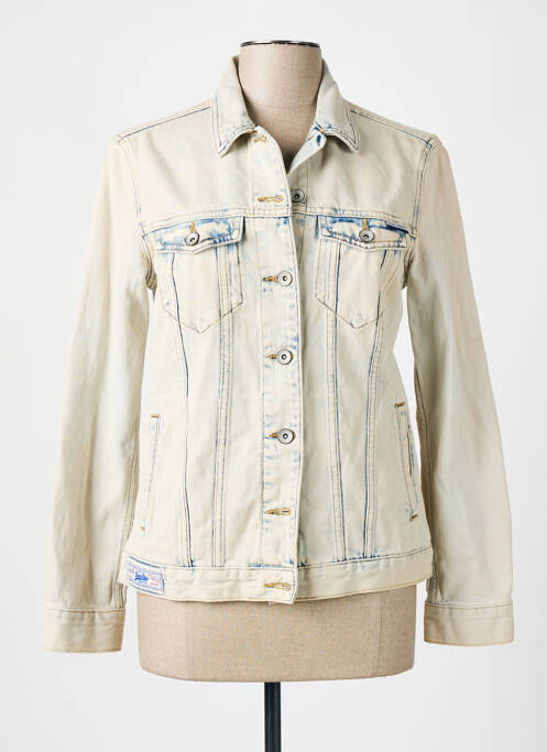 Veste en jean bleu SUPERDRY pour femme