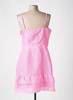 Robe courte rose NAF NAF femme