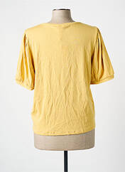 Top jaune OBJECT pour femme seconde vue