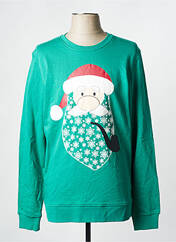 Sweat-shirt vert JACK & JONES pour homme seconde vue