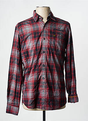 Chemise manches longues rouge S.OLIVER homme
