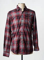 Chemise manches longues rouge S.OLIVER pour homme seconde vue