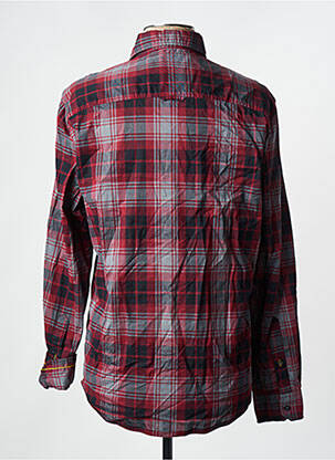 Chemise manches longues rouge S.OLIVER homme
