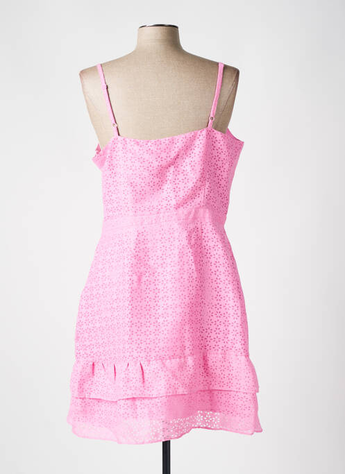 Robe courte rose NAF NAF femme