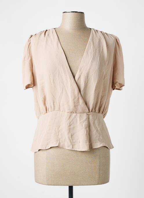 Blouse beige MORGAN pour femme