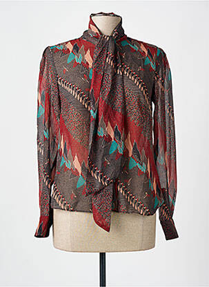 Chemisier marron MOLLY BRACKEN femme