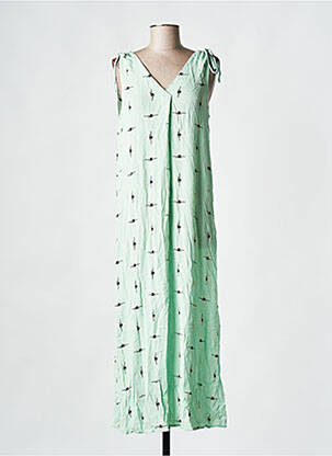 Robe longue vert VILA femme