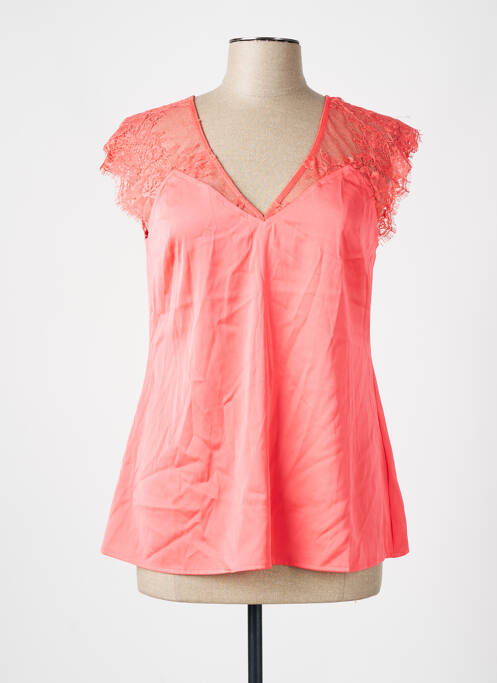 T-shirt orange GUESS pour femme