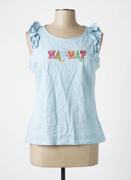 Top bleu NAF NAF pour femme
