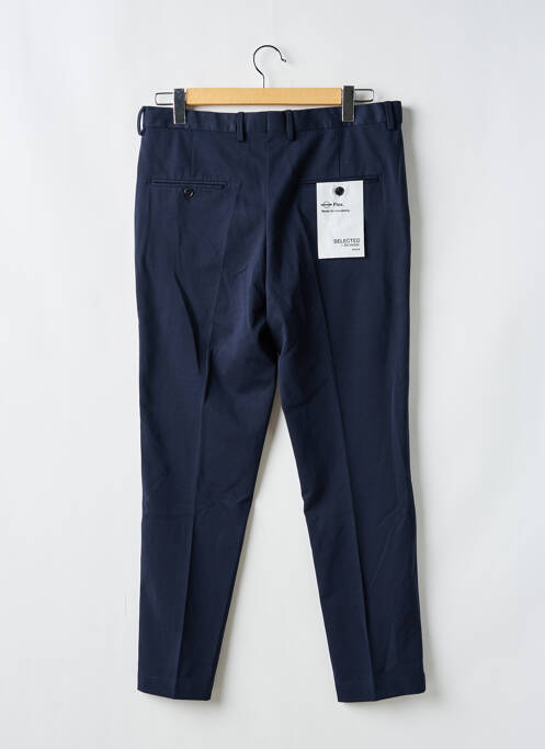 Pantalon chino bleu SELECTED pour homme