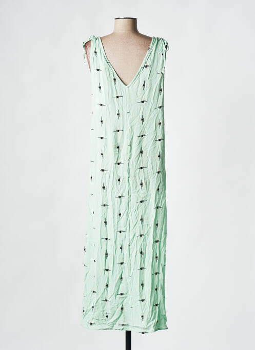 Robe longue vert VILA pour femme