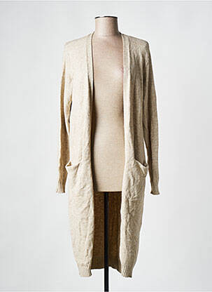 Gilet manches longues beige VILA femme