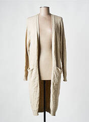 Gilet manches longues beige VILA pour femme seconde vue
