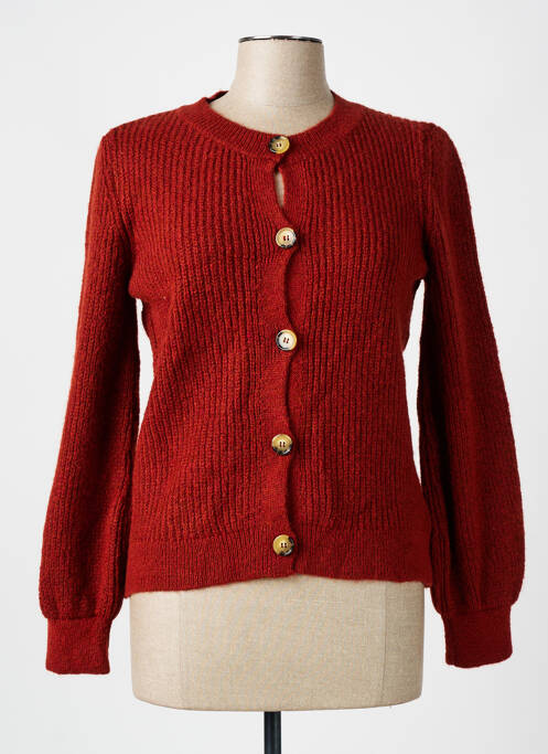 Gilet manches longues marron ONLY pour fille