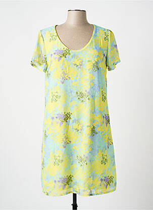 Robe courte jaune BELLITA femme