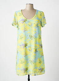 Robe courte jaune BELLITA femme
