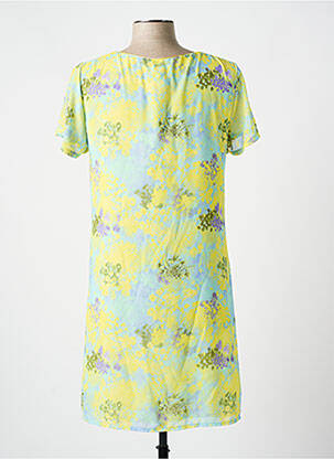 Robe courte jaune BELLITA femme