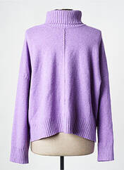 Pull col roulé violet NOISY MAY pour femme seconde vue