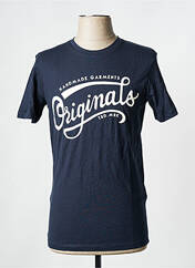 T-shirt bleu JACK & JONES pour homme seconde vue