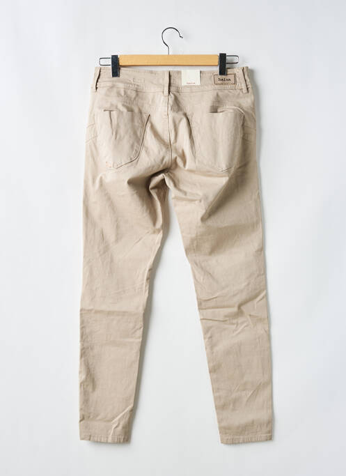 Jeans skinny beige SALSA pour femme
