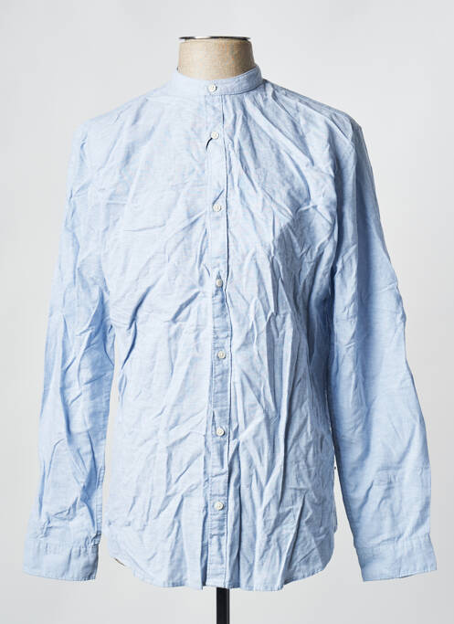 Chemise manches longues bleu JACK & JONES pour homme