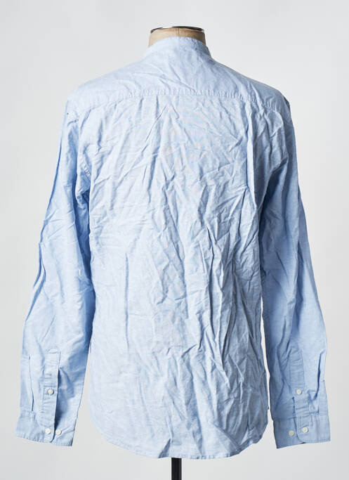 Chemise manches longues bleu JACK & JONES pour homme