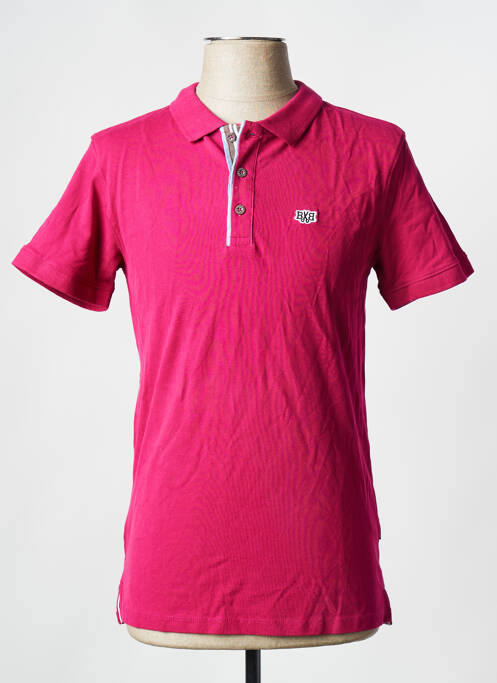 Polo rose BRUCE & BUTLER  pour homme